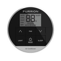 Furrion Chill Single Zone Premium Wall Thermostat - Black [2021123759] A/C Parts & Accessories - at Werrv