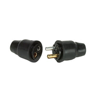 Cole Hersee 2 Pole Plug  Socket Connector w/Rubber Cap [M-121-BP] Busbars, Connectors & Insulators - at Werrv