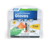 Camco RV Sanitation Disposable Gloves, 100Ct, Green [40285] Cleaning - at Werrv