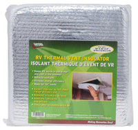 Valterra Thermal Vent Insulator, Reflective Side - Insulated Side, 14" x 14" x 3", Bagged [A10-1603] Covers - at Werrv