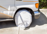 Valterra Tire Cover, 33-35" Diameter, 13" Deep, White, 2/pack, Boxed [A10-1203] Covers - at Werrv