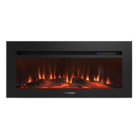 Furrion  40" Built-In Electric Fireplace with Wood Platform - Black [2021123767] Fireplace - at Werrv