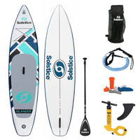 Solstice Watersports 112" Islander Inflatable Stand-Up Paddleboard [36134] Inflatable Kayaks/SUPs - at Werrv