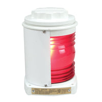 Perko White Plastic Red Side Light [1127RA0WHT] Navigation Lights - at Werrv