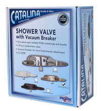 Valterra Catalina, 4" Shower Valve, Brushed Nickel w/Brushed Nickel Blade Lever Handles [PF223404] Tub & Shower - at Werrv