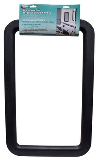 Valterra Window Frame, Exterior, Black, Boxed [A77008] Window Covers & Hardware - at Werrv