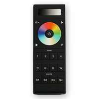 Lunasea RGBW Handheld 4-Zone Controller w/Color Wheel, 4 Memories, Batteries  Holder [LLB-45WG-01-00] - at Werrv