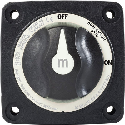 Blue Sea 3010200 Battery Switch Dual Circuit - Black [6010200] - at Werrv