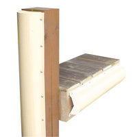 Dock Edge Piling Bumper - One End Capped - 6 - Beige [1020SF] - at Werrv