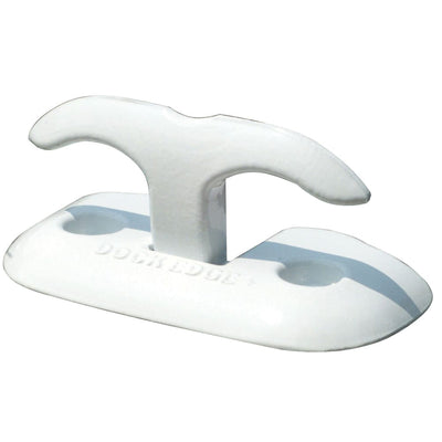 Dock Edge Flip Up Dock Cleat 6" White [2606W-F] - at Werrv