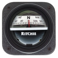 Ritchie V-537W Explorer Compass - Bulkhead Mount - White Dial [V-537W] - at Werrv