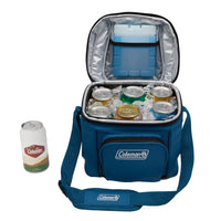Coleman CHILLER 9-Can Soft-Sided Portable Cooler - Deep Ocean [2158134] Coolers - at Werrv