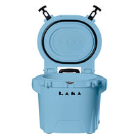 LAKA Coolers 30 Qt Cooler w/Telescoping Handle  Wheels - Blue [1080] Coolers - at Werrv