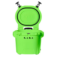LAKA Coolers 30 Qt Cooler w/Telescoping Handle  Wheels - Lime Green [1083] Coolers - at Werrv