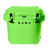 LAKA Coolers 30 Qt Cooler w/Telescoping Handle  Wheels - Lime Green [1083] Coolers - at Werrv