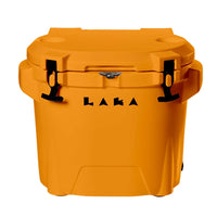 LAKA Coolers 30 Qt Cooler w/Telescoping Handle  Wheels - Orange [1086] Coolers - at Werrv