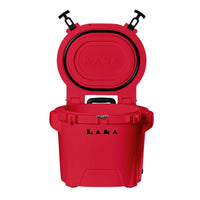 LAKA Coolers 30 Qt Cooler w/Telescoping Handle  Wheels - Red [1089] Coolers - at Werrv