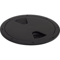 Sea-Dog Screw-Out Deck Plate - Black - 6" [335765-1] - at Werrv