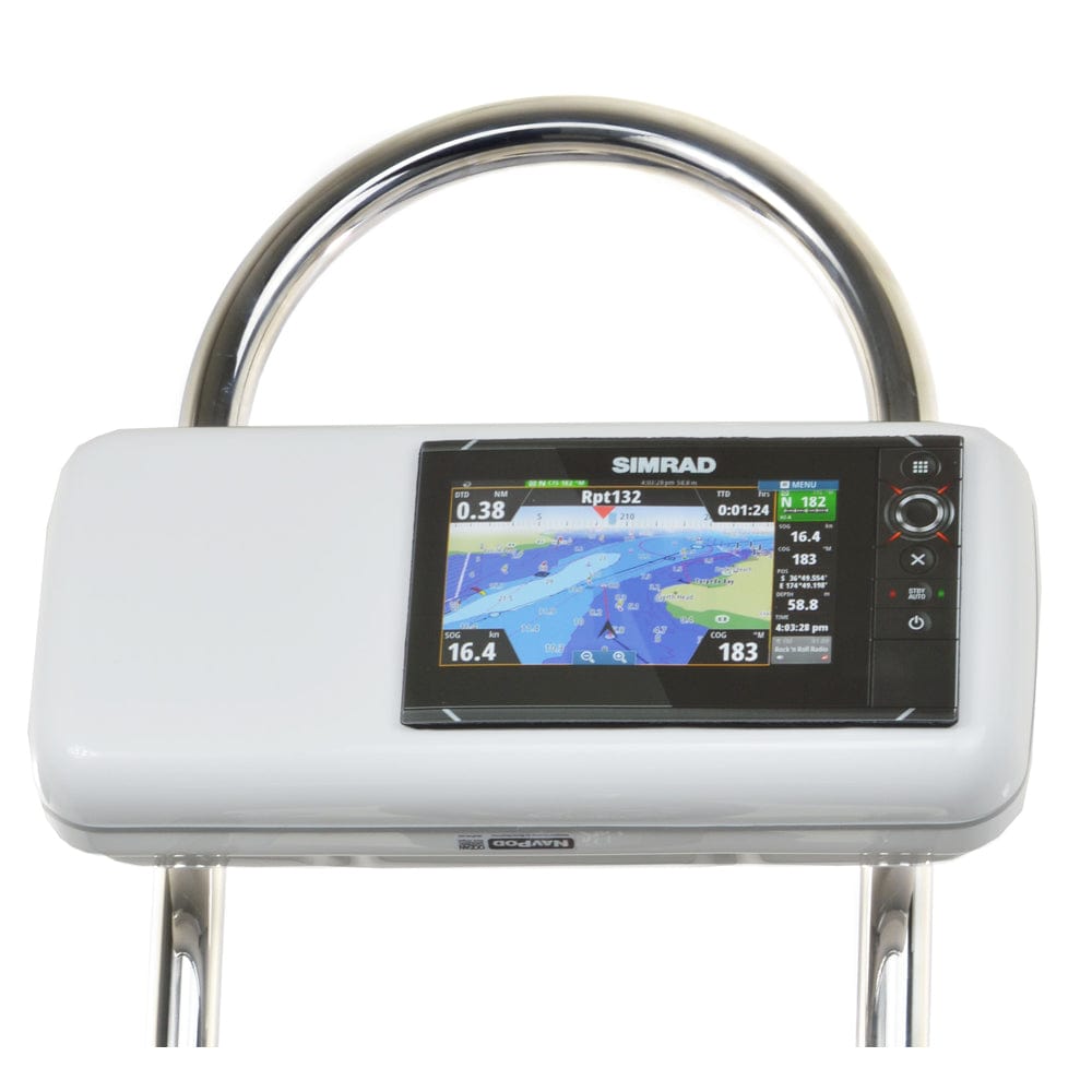 NavPod GP2506 SystemPod Pre-Cut f/Simrad NSS7 evo2 or B&G Zeus 7 w/Space On The Left f/12" Wide Guard [GP2506] - at Werrv