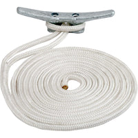 Sea-Dog Double Braided Nylon Dock Line - 3/4" x 25 - White [302119025WH-1] Dock Line - at Werrv