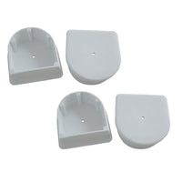 Dock Edge Small End Plug - White *4-Pack [DE1027F] - at Werrv