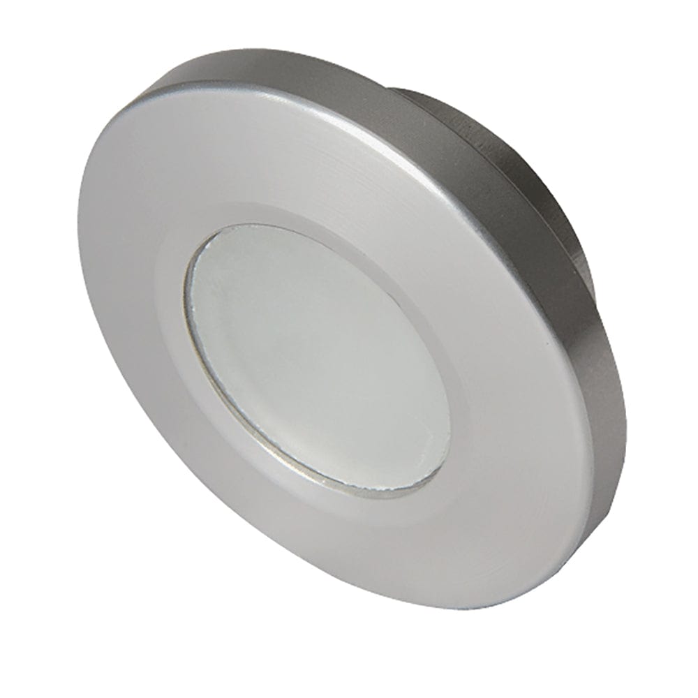 Lumitec Orbit - Flush Mount Down Light - Brushed Finish - 3-Color Blue/Red Non Dimming w/White Dimming Light [112508] - at Werrv
