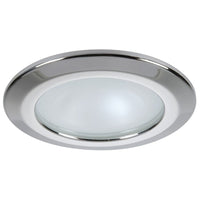 Quick Kor XP Downlight LED - 6W, IP66, Spring Mounted - Round Stainless Bezel, Round Warm White Light [FAMP3252X12CA00] Dome/Down Lights - at Werrv
