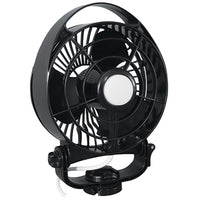 SEEKR by Caframo Maestro 12V 3-Speed 6" Marine Fan w/LED Light - Black [7482CABBX] Fans - at Werrv