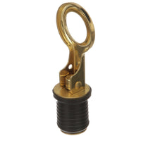Attwood Snap-Handle Brass Drain Plug - 1" Diameter [7524A7] Fittings - at Werrv
