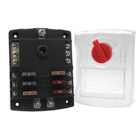 Cole Hersee 6 ATO Standard Series Fuse Block w/Ground Bus [880027-BP] Fuse Blocks & Fuses - at Werrv
