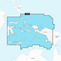 Garmin Navionics+ NSAE024R - Central West Papua  East Sulawesi - Marine Chart [010-C1222-20] Garmin Navionics+ Foreign - at Werrv
