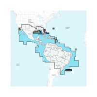 Garmin Navionics Vision+ NVSA004L -Mexico, the Caribbean to Brazil - Inland  Coastal Marine Charts [010-C1285-00] Garmin Navionics Vision+ - at Werrv