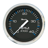 Faria Chesapeake Black 4" Tachometer - 4000 RPM (Diesel) [33742] - at Werrv