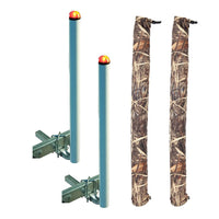 C.E. Smith 40" Post Guide-On w/L.E.D. Posts  Camo Wet Lands Post Guide-On Pads [27740-902] Guide-Ons - at Werrv