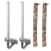 C.E. Smith PVC 40" Post Guide-On w/Unlighted Posts  Camo Wet Lands Post Guide-On Pads [27620-902] Guide-Ons - at Werrv