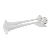 Marinco 12V White Epoxy Coated Dual Trumpet Air Horn [10122] - at Werrv