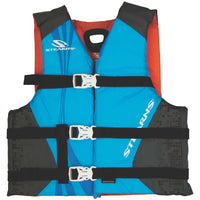 Stearns Antimicrobial Nylon Vest Life Jacket - 30-50lbs - Blue [2000036885] Life Vests - at Werrv