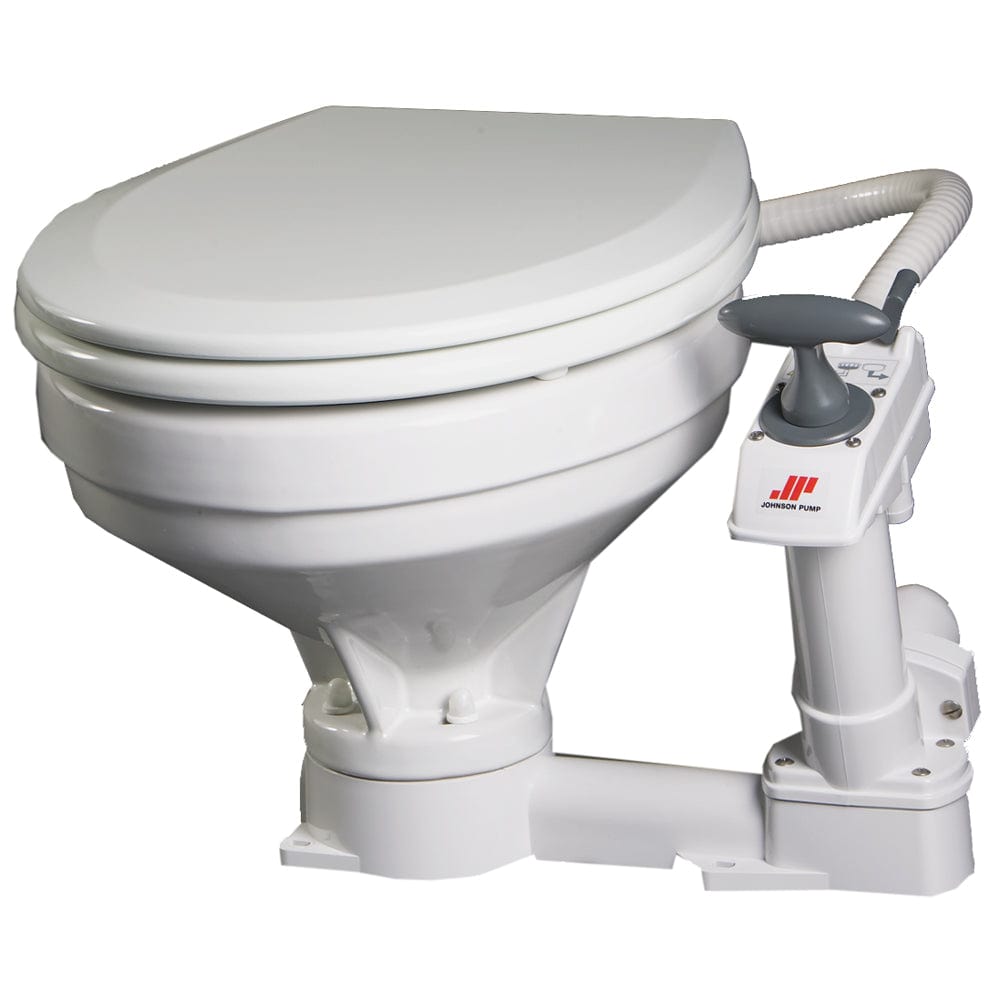 Johnson Pump Comfort Manual Toilet [80-47230-01] - at Werrv