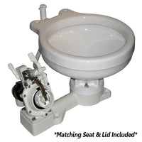 Raritan Fresh Head - Fresh Water Flush - Manual - Household Style - Left Hand Operation [25H00L] Marine Sanitation - at Werrv