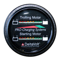Dual Pro Battery Fuel Gauge - Marine Dual Read Battery Monitor - 12V System - 15 Battery Cable [BFGWOM1512V/12V] - at Werrv