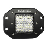 Black Oak Pro Series 2" Flush Mounted Diffused Light - Black [2D-FPOD10CR] Pods & Cubes - at Werrv