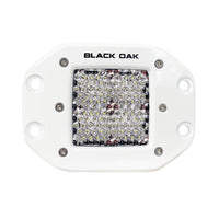 Black Oak Pro Series 2" Flush Mounted Diffused Light - White [2DM-FPOD10CR] Pods & Cubes - at Werrv