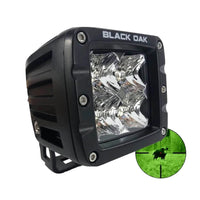 Black Oak Pro Series Infrared 2" 850nm Flood Pod Light - Black [2IR-POD850] Pods & Cubes - at Werrv