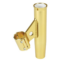 Lee's Clamp-On Rod Holder - Gold Aluminum - Vertical Mount - Fits 2.375" O.D. Pipe [RA5005GL] Rod Holders - at Werrv