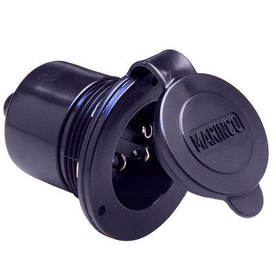 Marinco Marine On-Board Hard Wired Charger Inlet - 15Amp - Black [150BBI] - at Werrv