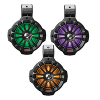 Boss Audio 6.5" Amplified Wake Tower Multi-Color Illuminated Speakers - Black [B62RGB] - at Werrv