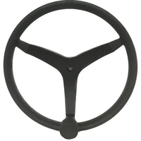Uflex - V46 - 13.5" Stainless Steel Steering Wheel w/Speed Knob - Black [V46B] Steering Systems - at Werrv