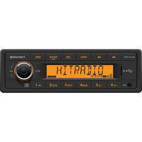 Continental Stereo w/AM/FM/BT/USB - Harness Included - 12V [TR7411U-ORK] Stereos - at Werrv