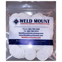 Weld Mount 3" White Round Poly Insulation Washer - 50-Pack [102450] - at Werrv