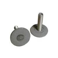 Weld Mount Stainless Steel Panel Stud .62" Base 8 x 32 Thread 1.5" Tall - 100 Pack [83224100] Tools - at Werrv
